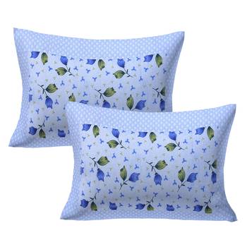 A Unique Home 100% Cotton Printed Double Bedsheet with 2 Pillow Covers 4