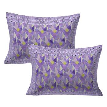 A Unique Home 100% Cotton Printed Double Bedsheet with 2 Pillow Covers 4