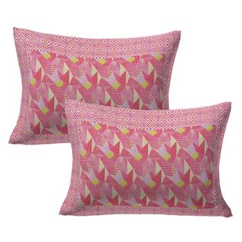 A Unique Home 100% Cotton Printed Double Bedsheet with 2 Pillow Covers 4