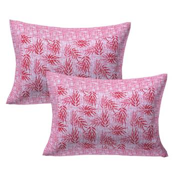 A Unique Home 100% Cotton Printed Double Bedsheet with 2 Pillow Covers 4