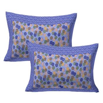 A Unique Home 100% Cotton Printed Double Bedsheet with 2 Pillow Covers 4