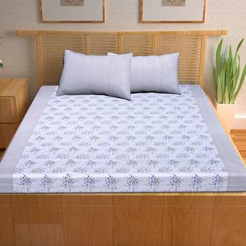 A Unique Home 100% Cotton Printed Double Bedsheet with 2 Pillow Covers 2