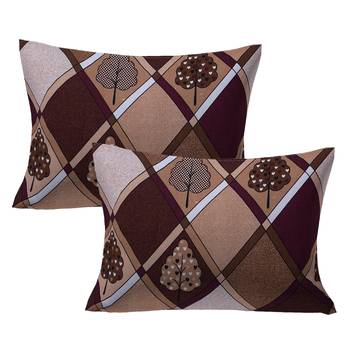 A Unique Home 100% Cotton Printed Double Bedsheet with 2 Pillow Covers 4