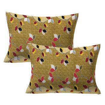 A Unique Home 100% Cotton Printed Double Bedsheet with 2 Pillow Covers 4