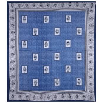 A Unique Home 100% Cotton Printed Double Bedsheet with 2 Pillow Covers 5