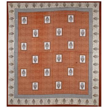 A Unique Home 100% Cotton Printed Double Bedsheet with 2 Pillow Covers 5