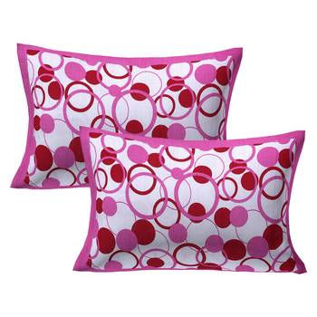 A Unique Home 100% Cotton Printed Double Bedsheet with 2 Pillow Covers 4