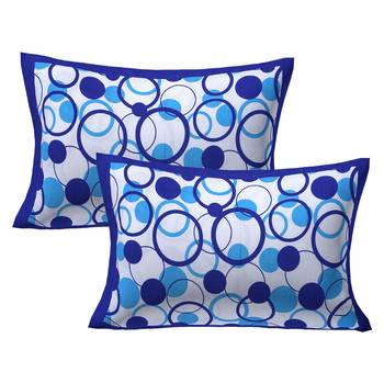 A Unique Home 100% Cotton Printed Double Bedsheet with 2 Pillow Covers 4