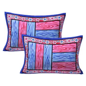A Unique Home 100% Cotton Printed Double Bedsheet with 2 Pillow Covers 4