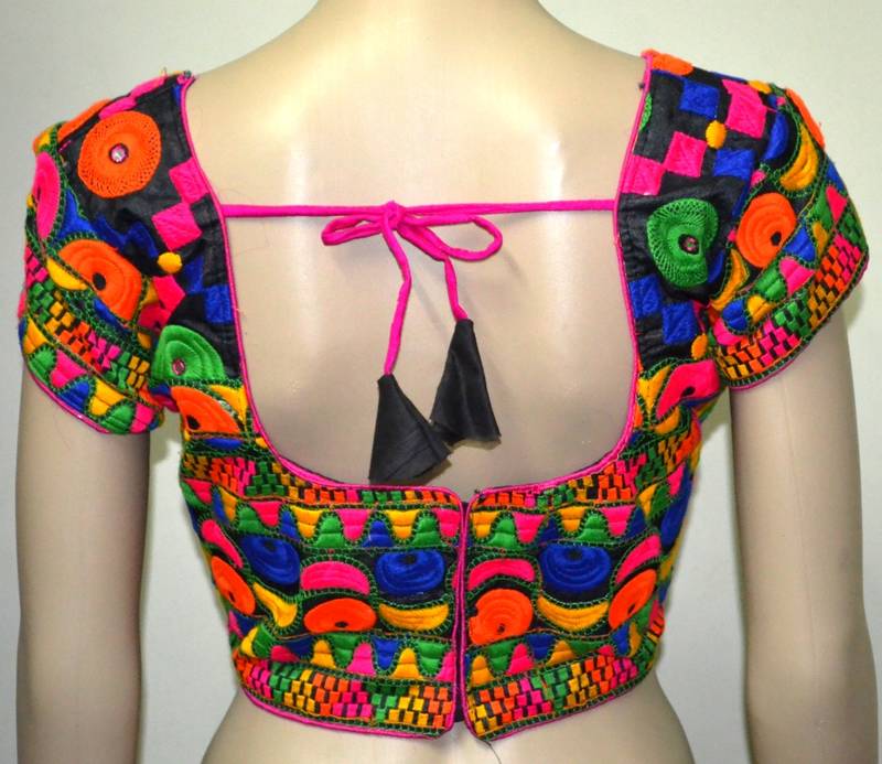 Black kutch Embroidery Blouse ETHNICLE 491850