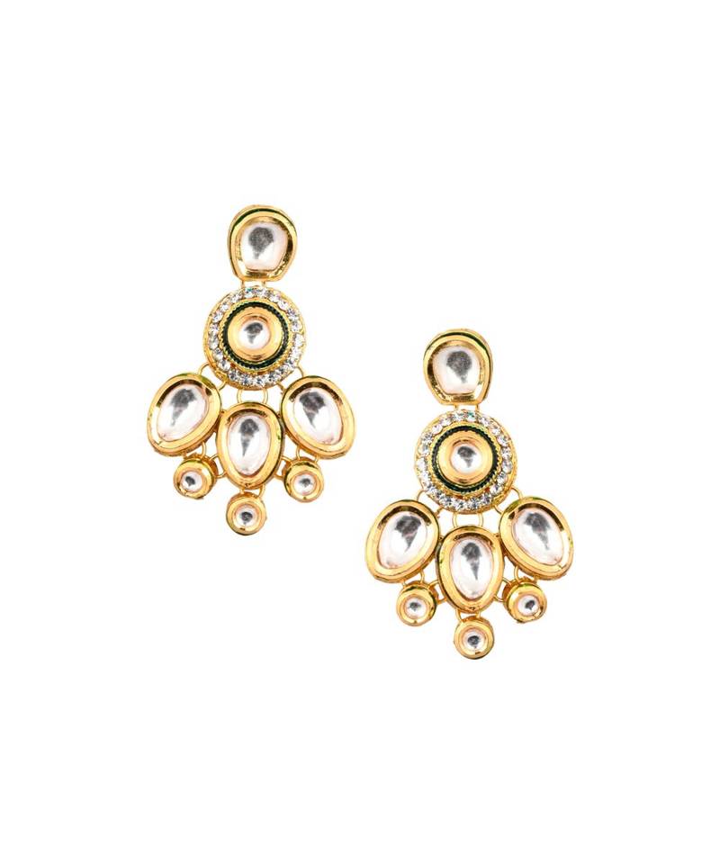 Handcrafted Kundan Earrings