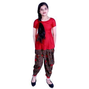 A&A Fashion Party Wear Top With Dhoti Pant 1