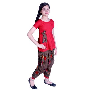 A&A Fashion Party Wear Top With Dhoti Pant 2