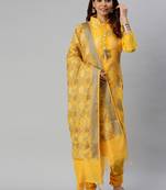 yellow santoon party wear salwar kameez