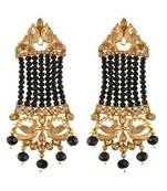 Black cubic zirconia earrings