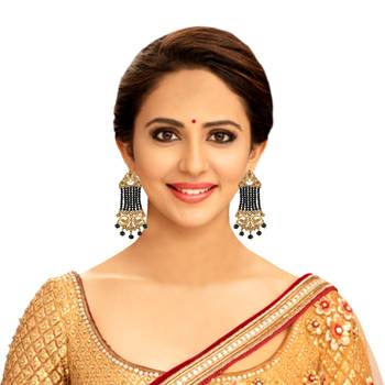 Black cubic zirconia earrings 4