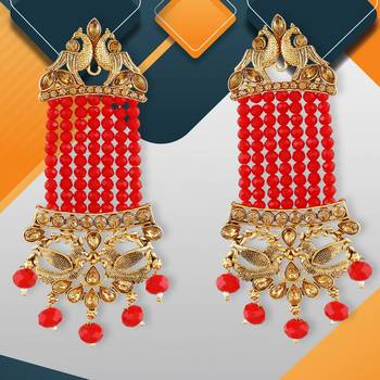 Red cubic zirconia earrings 3