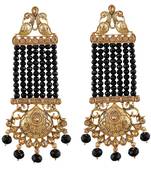 Black cubic zirconia earrings