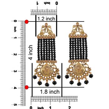 Black cubic zirconia earrings 5