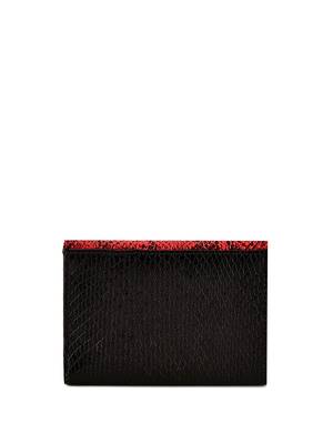 Lychee Bags Women Pu Black and Red Wallet 2