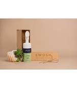 SWOSH Aloe Vera & Neem Foaming Face Wash For Pimple Prone & Oily Skin- No Parabens (Built-in Brush) | 100 ML (Pack of 1)