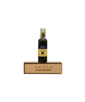 SWOSH 100% Ayurvedic Hair Oil, Bhringraj &Amla Reduces Hair Loss & Improves Hair Growth, No Silicone | 100ml (Pack of 1) 4