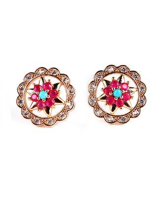 Gold Plated Studded Earring 2
