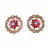 Gold plated Studded Earring