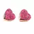 Gold plated Studded Purple Earring
