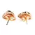 Gold plated Studded Purple Earring