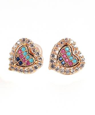 Gold Plated Studded Earring 2
