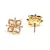 Gold plated Studded Earring