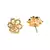 Gold plated Studded Earring