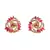 Gold plated Studded Earring