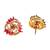 Gold plated Studded Earring