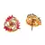 Gold plated Studded Earring