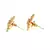 Gold plated Studded Earring