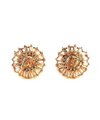 Gold Plated Studded Earring 2