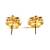 Gold plated Studded Earring