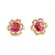 Gold plated Studded Earring
