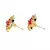 Gold plated Studded Earring
