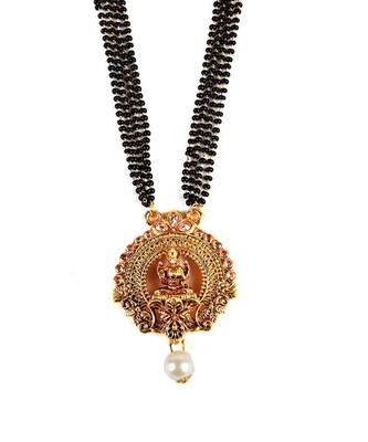 Gold Plated Mangalsutra With Motif 2