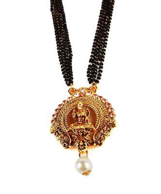 Gold Plated Mangalsutra With Motif 4