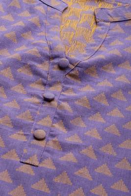 Lavender woven cotton cotton-kurtis 5