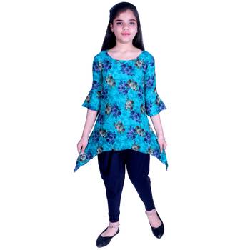 A&A Fashion Party Wear Top With Dhoti Pant 1
