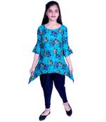 A&A Fashion Party Wear Top With Dhoti Pant