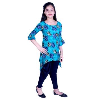 A&A Fashion Party Wear Top With Dhoti Pant 4