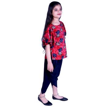 A&A Fashion Party Wear Top With Dhoti Pant 3