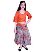 A&A Fashion Party Wear Top With Plazzo