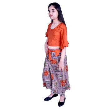 A&A Fashion Party Wear Top With Plazzo 2